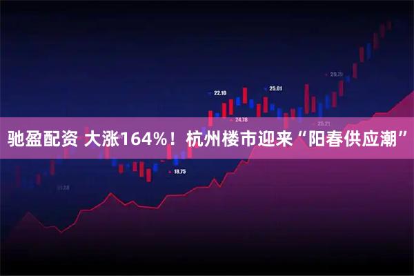 驰盈配资 大涨164%！杭州楼市迎来“阳春供应潮”
